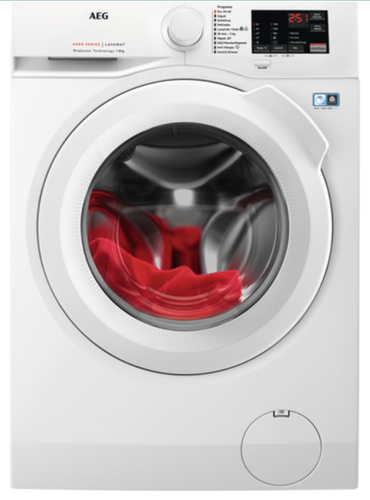AEG L6FEI847P стиральная машина Фронтальная загрузка 8 kg 1351 RPM Белый