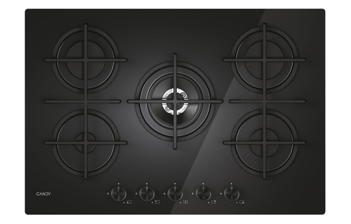 Candy CVG74WTB Черный Встроенный 75 cm Газовый 5 зона(ы)