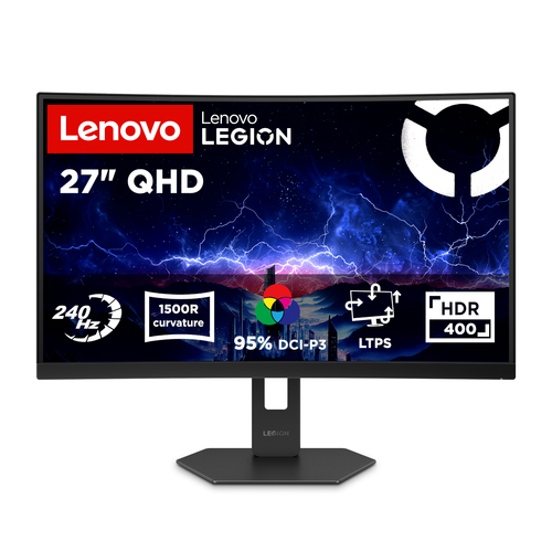 Lenovo Legion 27Q-2c computerskærm 68,6 cm (27) 2560 x 1440 pixel Quad HD LED Sort