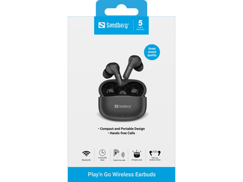 Sandberg 126-51 In-ear Draadloos Zwart, afbeelding 4