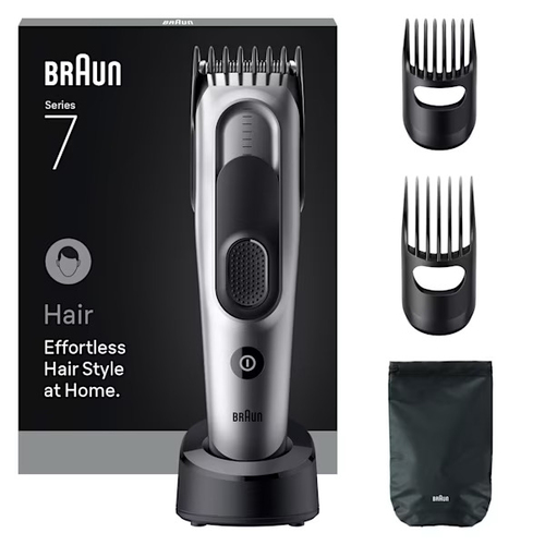 Braun Series 7 HC7590 Hair Clipper - Grey, New - image 1