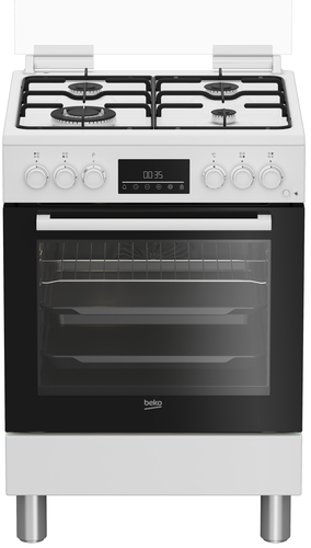 Beko FBE62310GW Freestanding cooker Electric Gas White