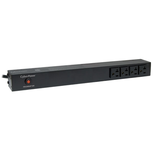 CyberPower PDU20B4F10R power distribution unit (PDU) 14 AC outlet(s) 1U Black