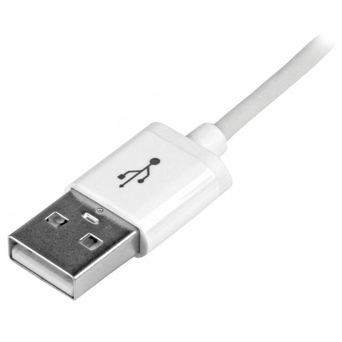 StarTech.com 1m (3ft) White Apple 8-pin Lightning Connector to USB Cable for iPhone / iPod / iPad - Charge and Sync Cable - 1 meter (USBLT1MW) Lightning-kabel 1m Hvid – billede 4