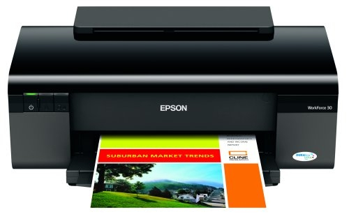 Epson WorkForce 30 Inkjet Printer - Color Inkjet - 38 ppm Mono - 27 pp