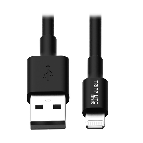 M100-006-BK CABLE DE SINCRONIZACIN TRIPP LITE M100-006-BK CABLE DE SINCRONIZACIN Y CARGA USB A A LIGHTNING CERTIFICADO MFI - NEGRO M/M USB 20 183 M 6 PIES GARANTA LIMITADA POR 2 AOS M100-006-BK