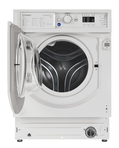 Indesit BI Wmil 91485 UK Integrated 9 kg 1400 Spin Washing Machine, White - image 2