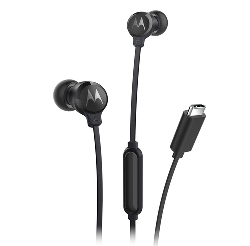 Motorola EARBUDS3CS наушники/гарнитура Проводная Вкладыши Calls/Music USB Type-C Черный