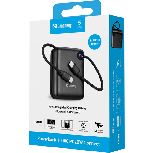 Sandberg Powerbank 10000 PD20W Connect – image 5