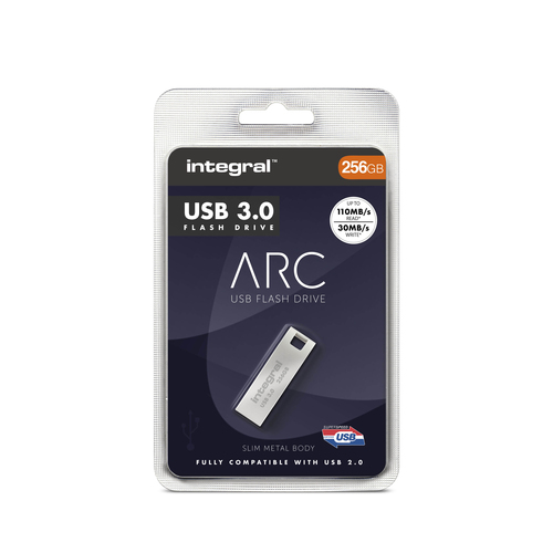 Integral 256GB USB3.0 DRIVE ARC METAL UP TO R-110 W-30 MBS – image 7