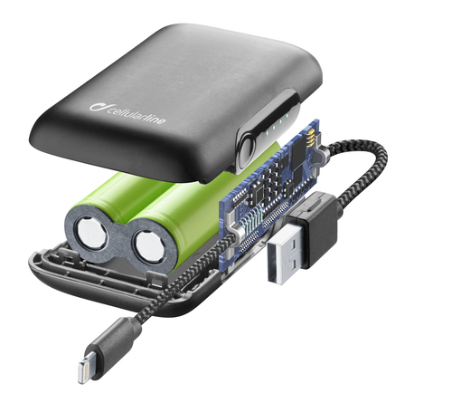 Cellularline Power Bank IN-CABLE 5000 - Lightning – image 2
