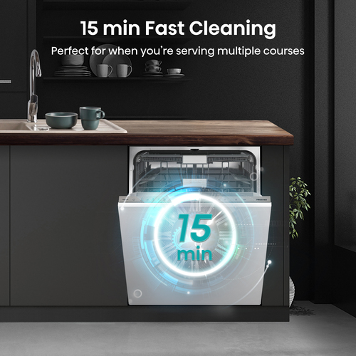 Hisense HV693C60UK dishwasher Fully built-in 16 place settings – image 6