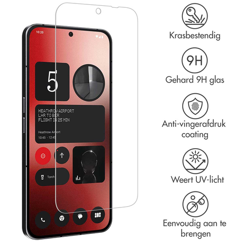 Accezz Gehard Glas Screenprotector Nothing Phone 2a, afbeelding 2