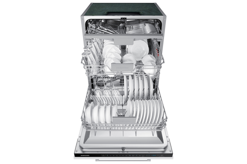 Samsung Integrated Dishwasher Series 7 Auto Door Open 14 Place Settings White - image 3