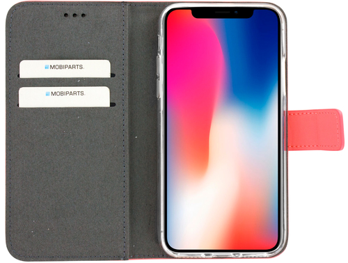 Mobiparts Premium Wallet TPU Case Apple iPhone X, iPhone XS Peach Pink – image 4