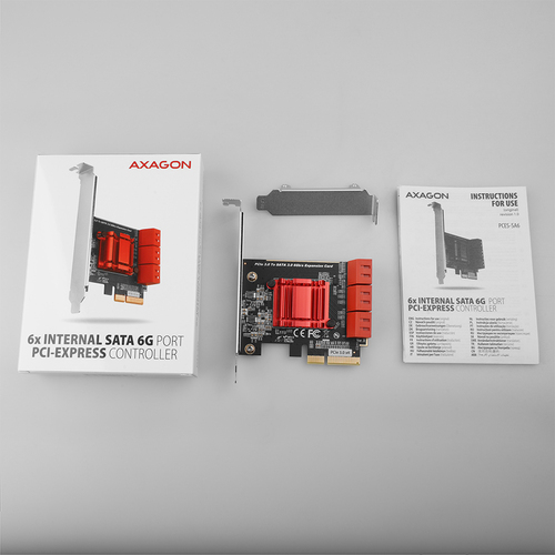 AXAGON 6  interner SATA 6G-Port-PCIe-Controller – Foto 6 von 7