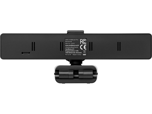Sandberg 134-45 webcam 8 MP 3840 x 2160 Pixels USB Zwart, afbeelding 5