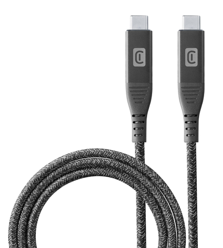 Cellularline 8018080450709 USB кабель USB 3.2 Gen 1 (3.1 Gen 1) 1 m USB C 10 Gbit/s 100 W Черный
