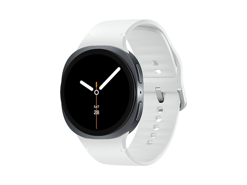 Samsung Galaxy Watch 8, Bluetooth, 44mm, Sport Band, Graphite, S/M + Sport Band, White, M/L