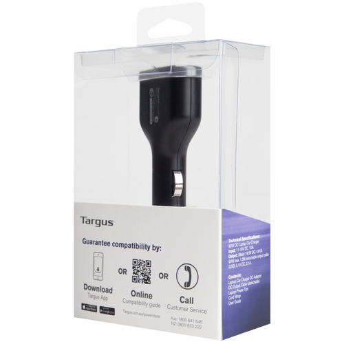 Targus APD046AU mobile device charger Mobile phone, Laptop, Smartphone, Tablet Black Cigar lighter Auto – image 2