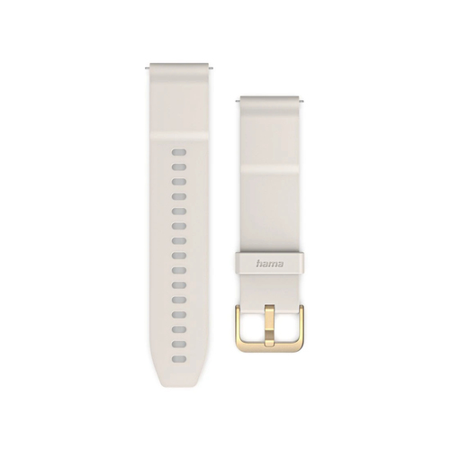 Hama 00178658 smart wearable accessory Ремешок Бежевый Силиконовый