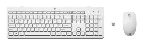 HP 230 Sæt med mus og tastatur Trådløs Tysk