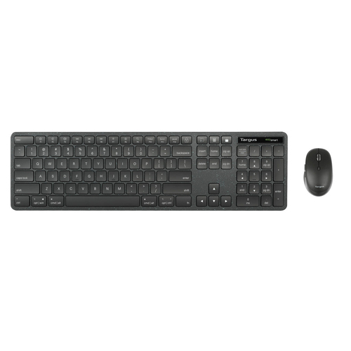 ANTIMICROBIAL FULL-SIZE ECOSMART KEYBOARD & MIDSIZE COMFORT MOUSE COMBO BLACK