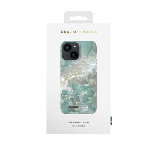 iDeal of Sweden Printed Case iPhone 13 Mini Azura Marble