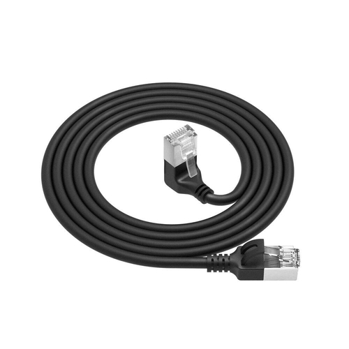 CAT6A U/FTP SLM D-ANG BK 1.50M. 1 stk