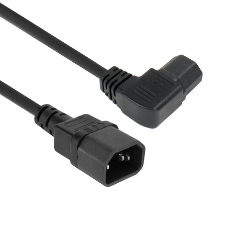POWERCORD C14-C15 L ANG 0.60M. 1 stk
