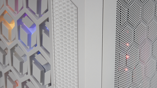Mars Gaming MCMESHW Micro ATX Gaming PC Case 3x Fan FRGB White – image 4