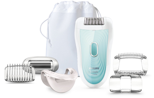 Philips Satinelle Advanced HP6524/20 epilator 20 tweezers Blue, White