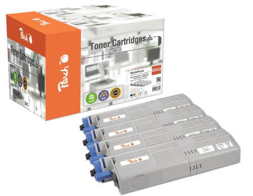 Peach PT1076 toner cartridge 4 pc(s) Compatible Black, Cyan, Magenta, Yellow