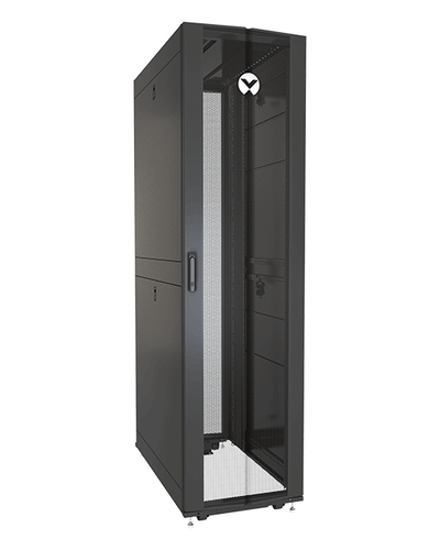 Vertiv VR3157SP rack cabinet 48U Freestanding rack Black, Transparent