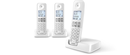 Philips D2303W/FR telephone DECT telephone Caller ID White