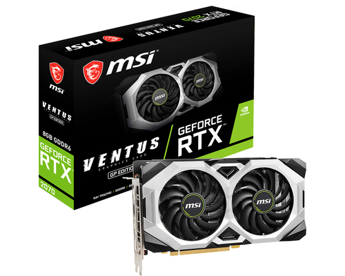 MSI VENTUS RTX 2070 GP видеокарта NVIDIA GeForce RTX 2070 8 GB GDDR6