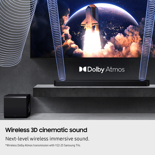 Samsung HW-Q800F 2025 Q-Symphony Q800F 5.1.2ch Wi-Fi Soundbar - Black - image 4