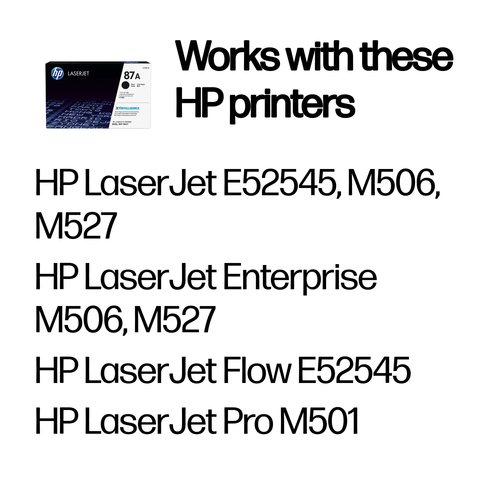 Original HP 87A Black Toner Cartridge (CF287A) - image 2