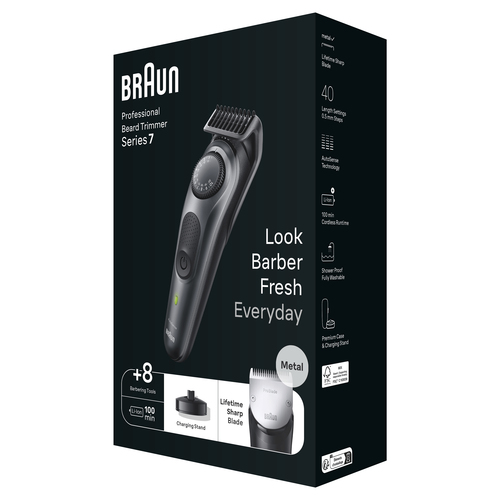 Braun BeardTrimmer 7 80708232 beard trimmer Battery 40 – image 3