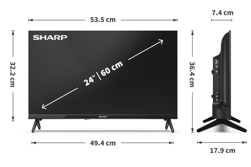 Sharp 24HA1205E TV – image 8