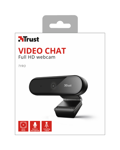 Trust Tyro webcam 1920 x 1080 pixels USB Black – image 8