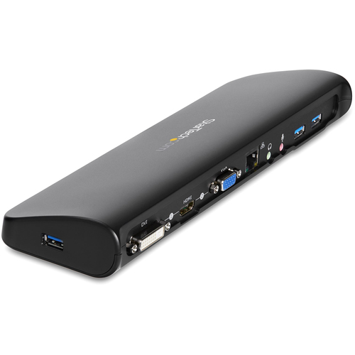 StarTech.com USB 3.0 Docking Station with HDMI and DVI/VGA - Dual Monitor - Universal Laptop Dock - Mac and Windows Compatible (USB3SDOCKHDV) USB Dockingstation – billede 3