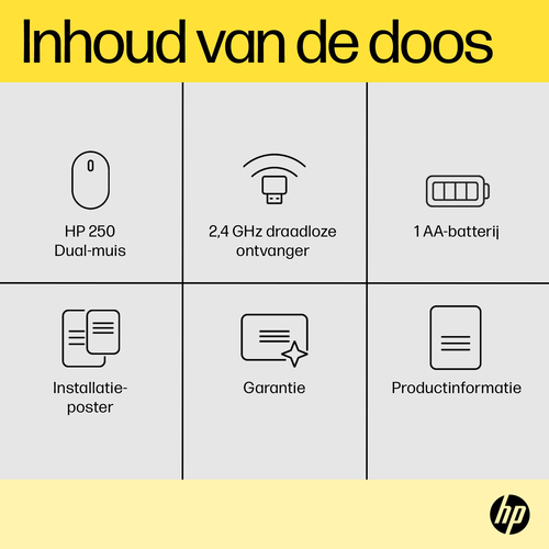 HP 250 Dual-muis – Foto 10 van 11