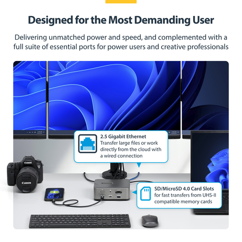 StarTech.com Thunderbolt 5 Universal Docking Station, Multi-Display Hub, 8K – image 8