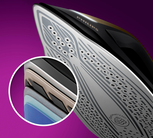 Philips PSG8140 2400 W 1.8 L SteamGlide Elite soleplate Black, Gold – image 4