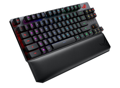 ASUS X807 STRIX SCOPE RX TKL WL D/RD/US/PBT клавиатура Игровой USB + RF Wireless + Bluetooth QWERTY Американский английский Черный