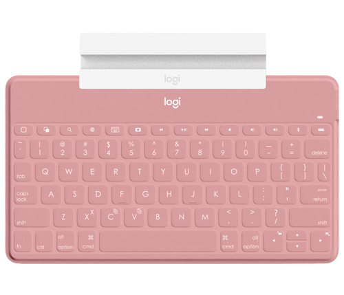 Logitech Keys-To-Go QWERTY Español Bluetooth Blanco