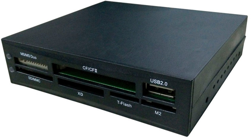 CoolBox CR-404 card reader USB 2.0 Internal Black