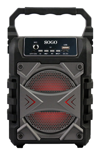 Sogo ALT-SS-8462-GR portable/party speaker Grey