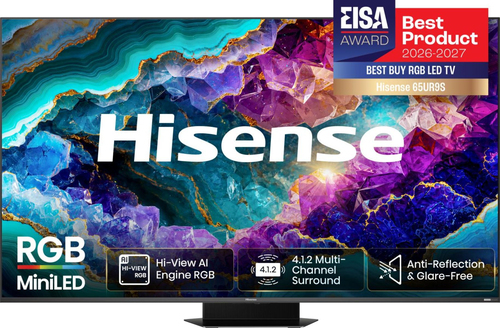 Hisense 65UR9DS 165,1 cm (65") 4K Ultra HD Smart TV Wi-Fi Черный